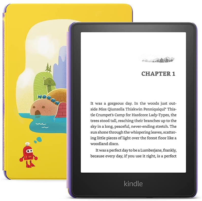 Máy đọc sách Kindle Paperwhite Kids Gen 11 màu vàng (ra mắt 2021)