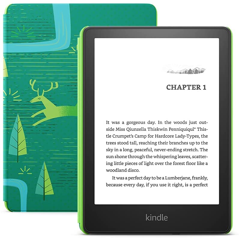 Máy đọc sách Kindle Paperwhite Kids Gen 11 màu xanh (ra mắt 2021)