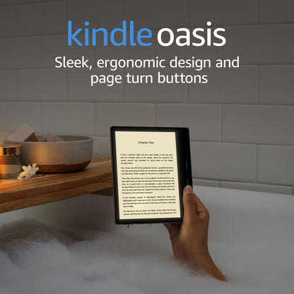 Máy đọc sách Kindle Oasis thế hệ 10 - Dung lượng: 8 GB, 32 GB (ra mắt 2019)