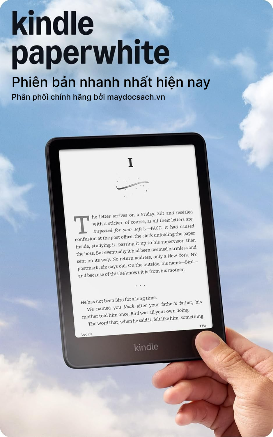 Máy đọc sách Kindle Paperwhite 16GB Gen 12 - Phiên bản nhanh nhất hiện nay